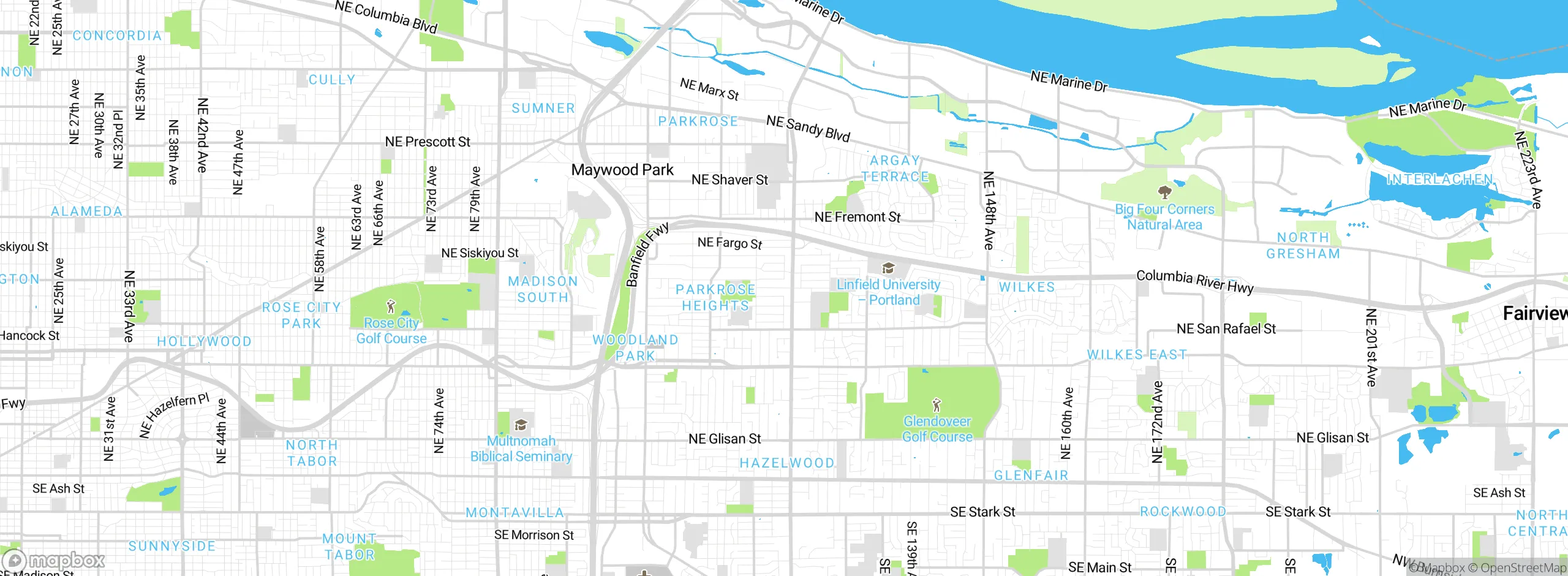Map showing approximate location