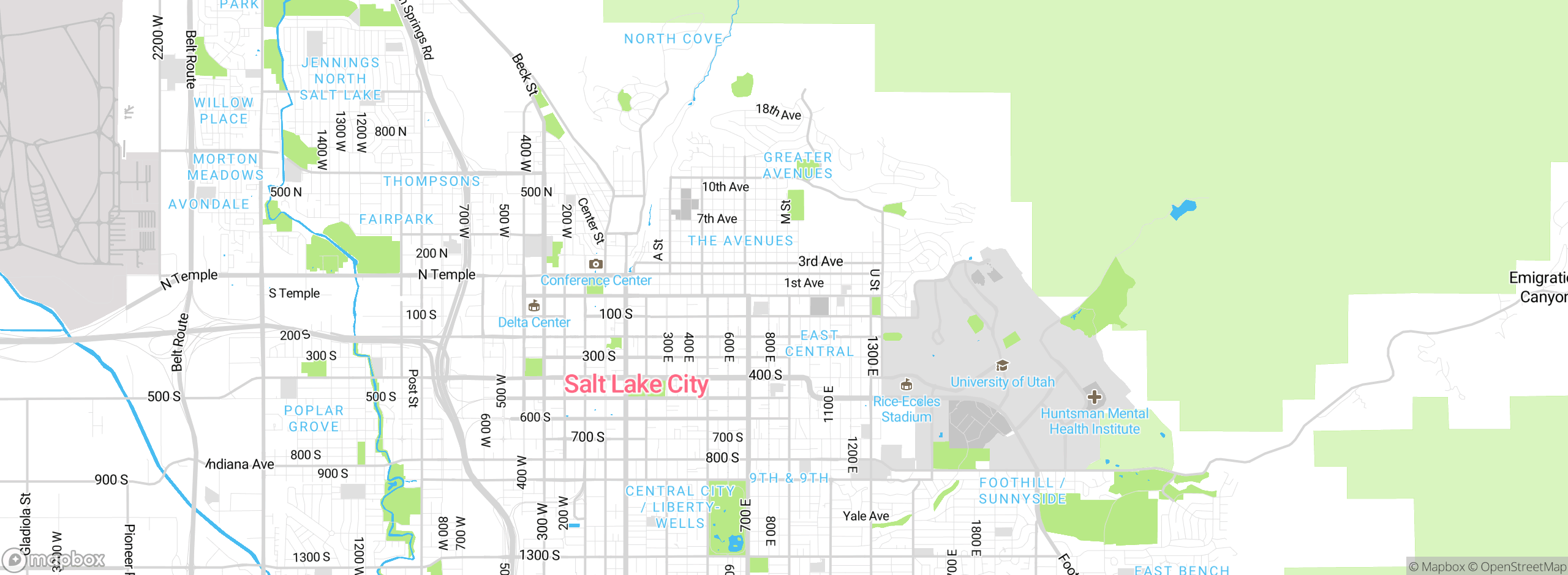 Map showing approximate location