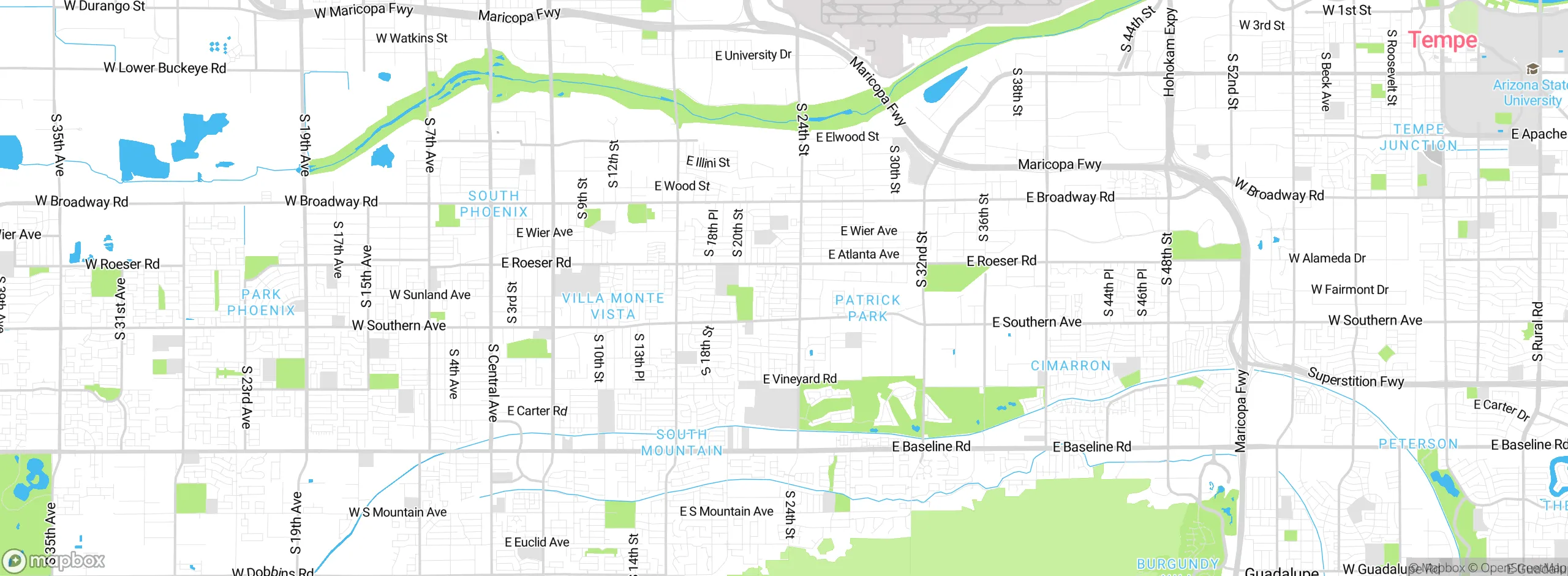 Map showing approximate location