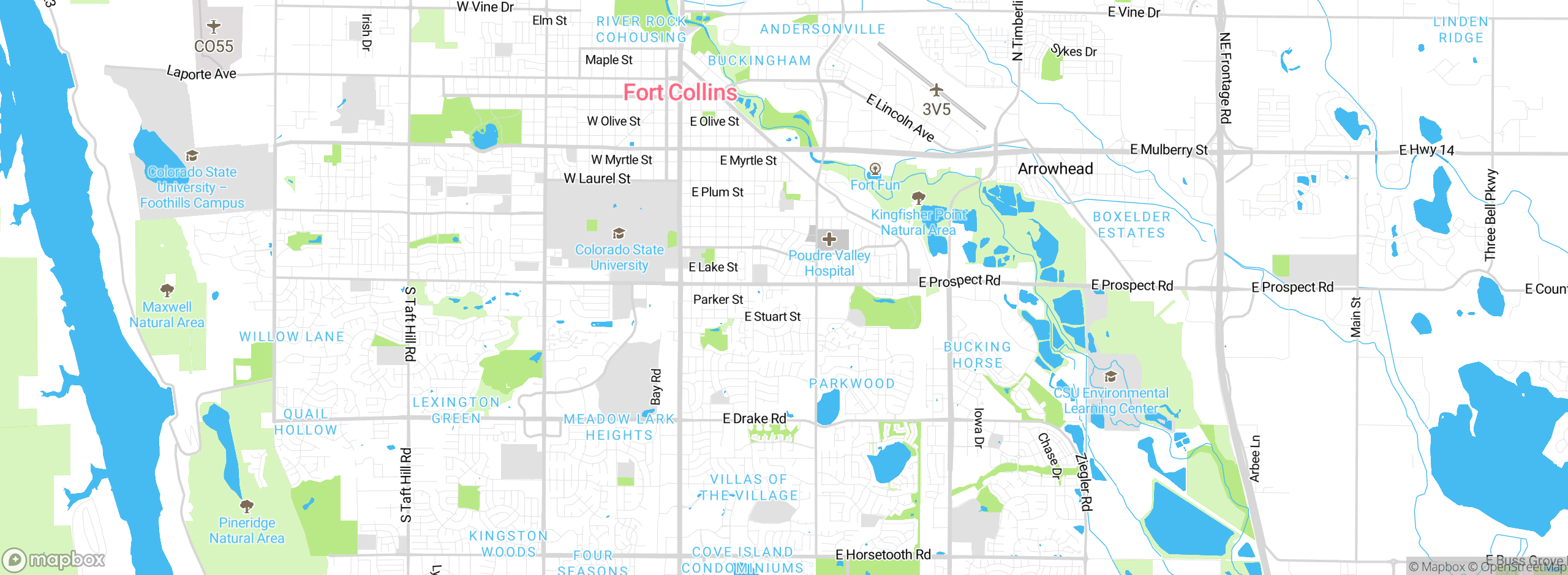 Map showing approximate location