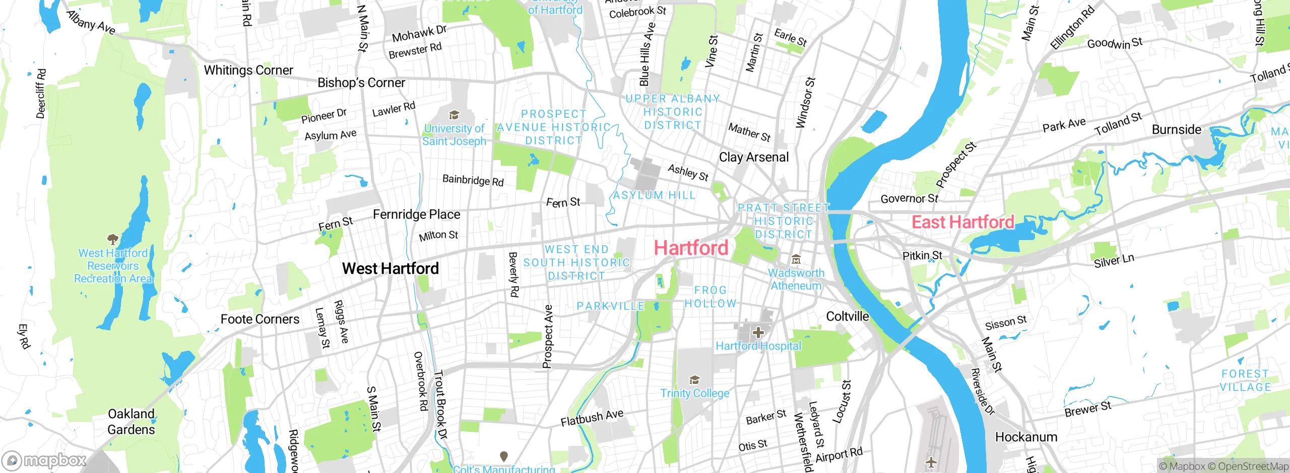 Map showing approximate location