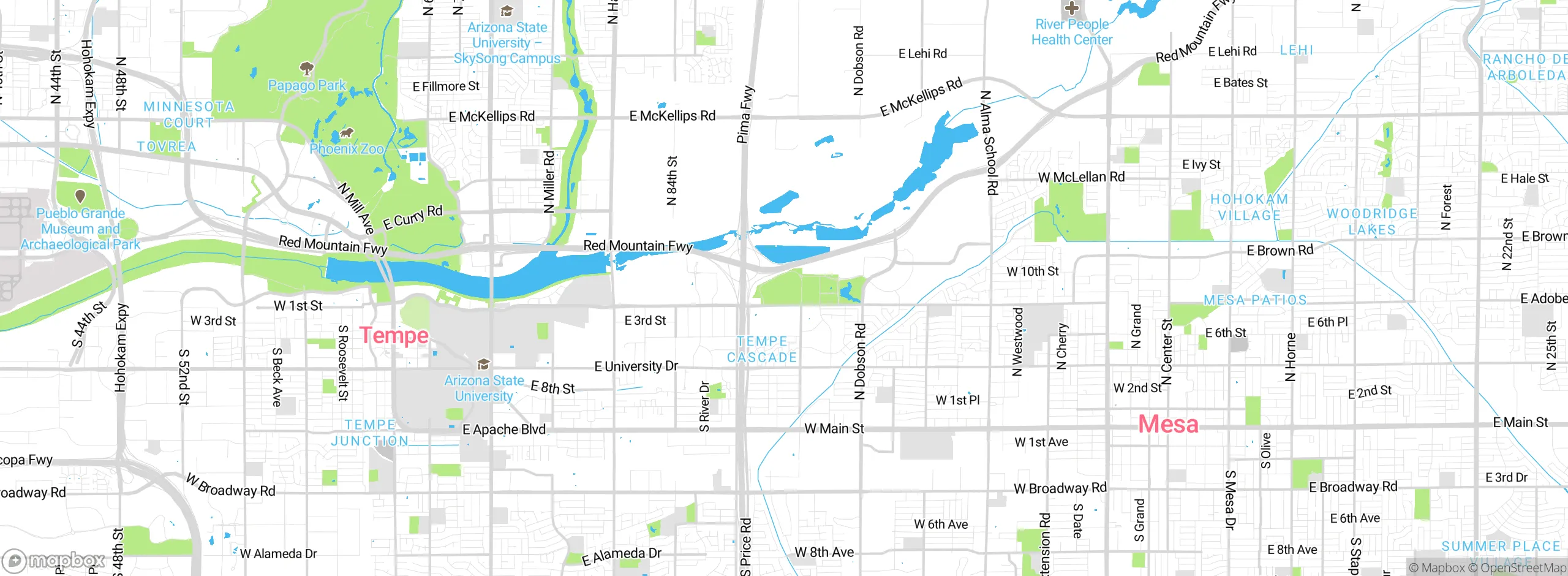 Map showing approximate location