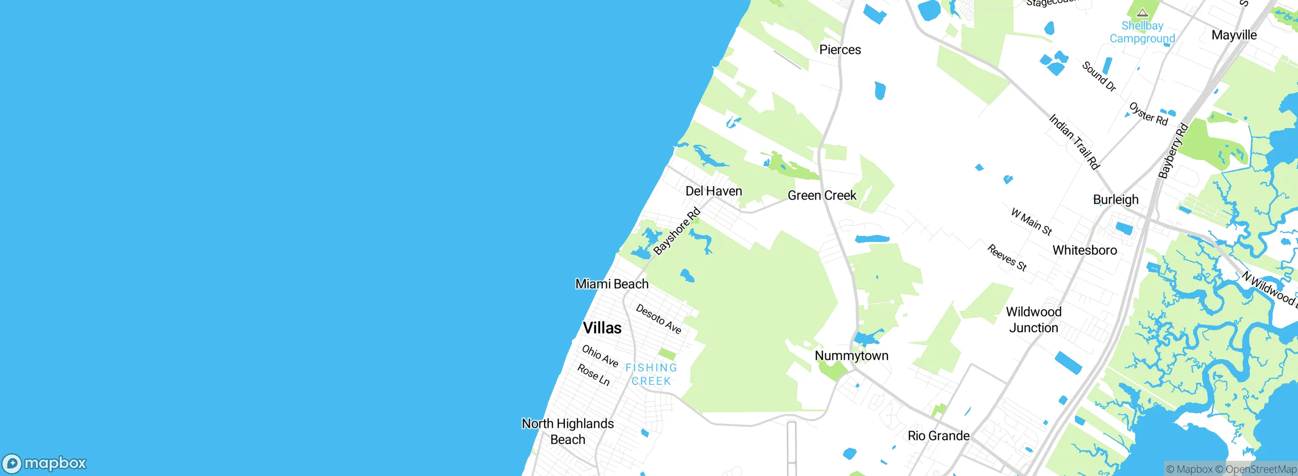 Map showing approximate location
