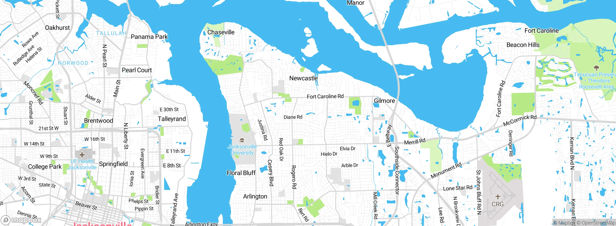 Map showing approximate location