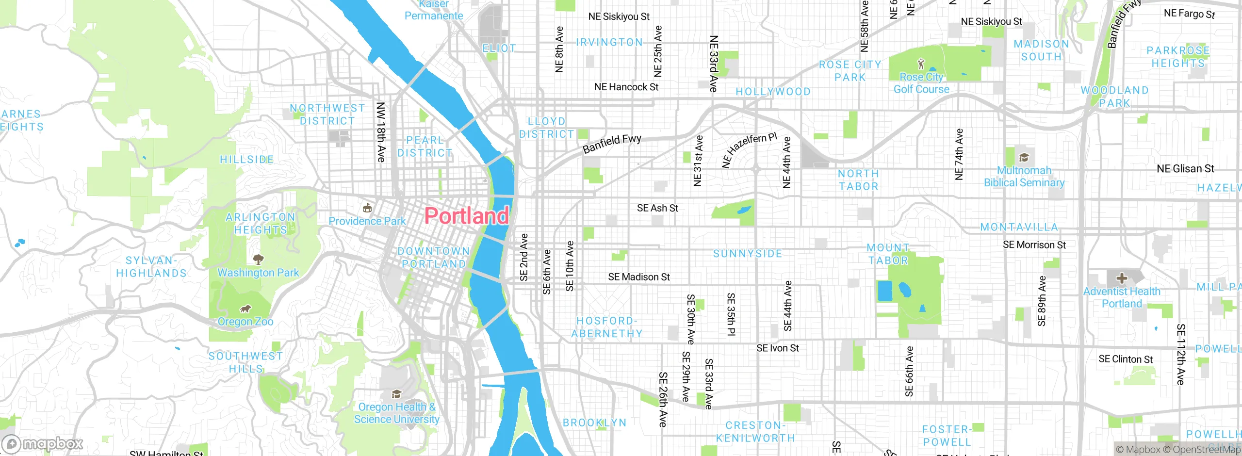 Map showing approximate location