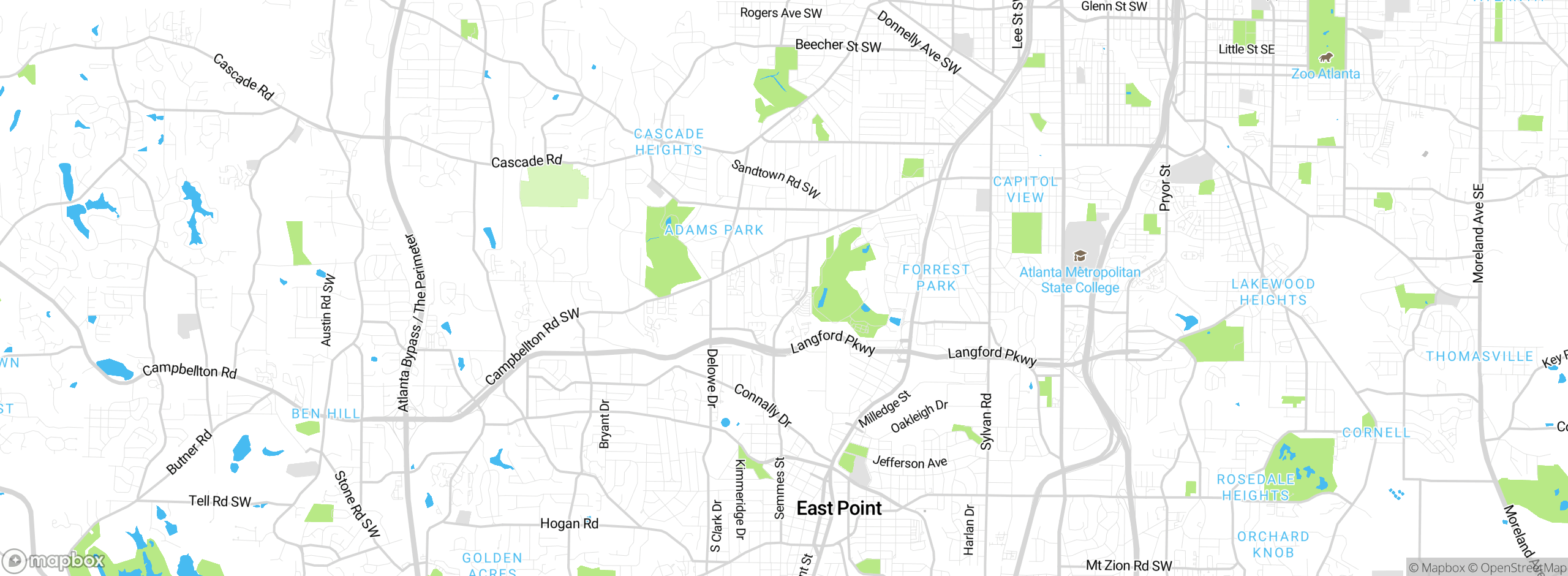 Map showing approximate location