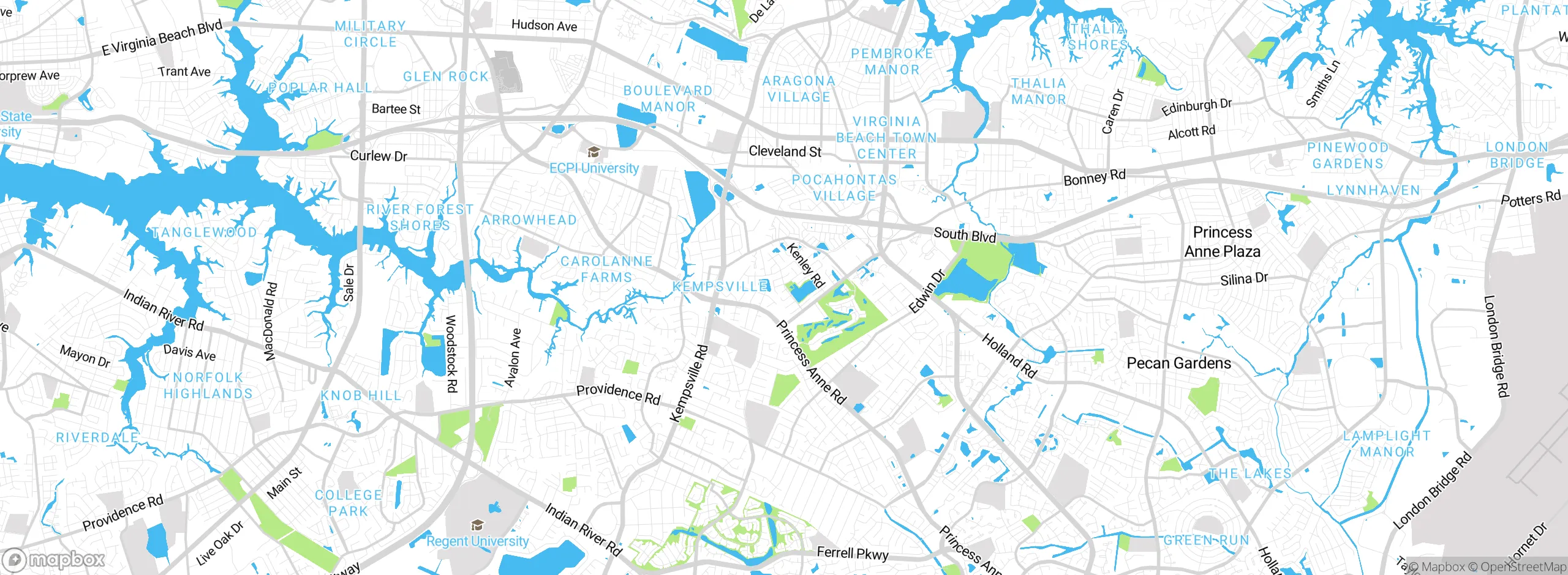 Map showing approximate location