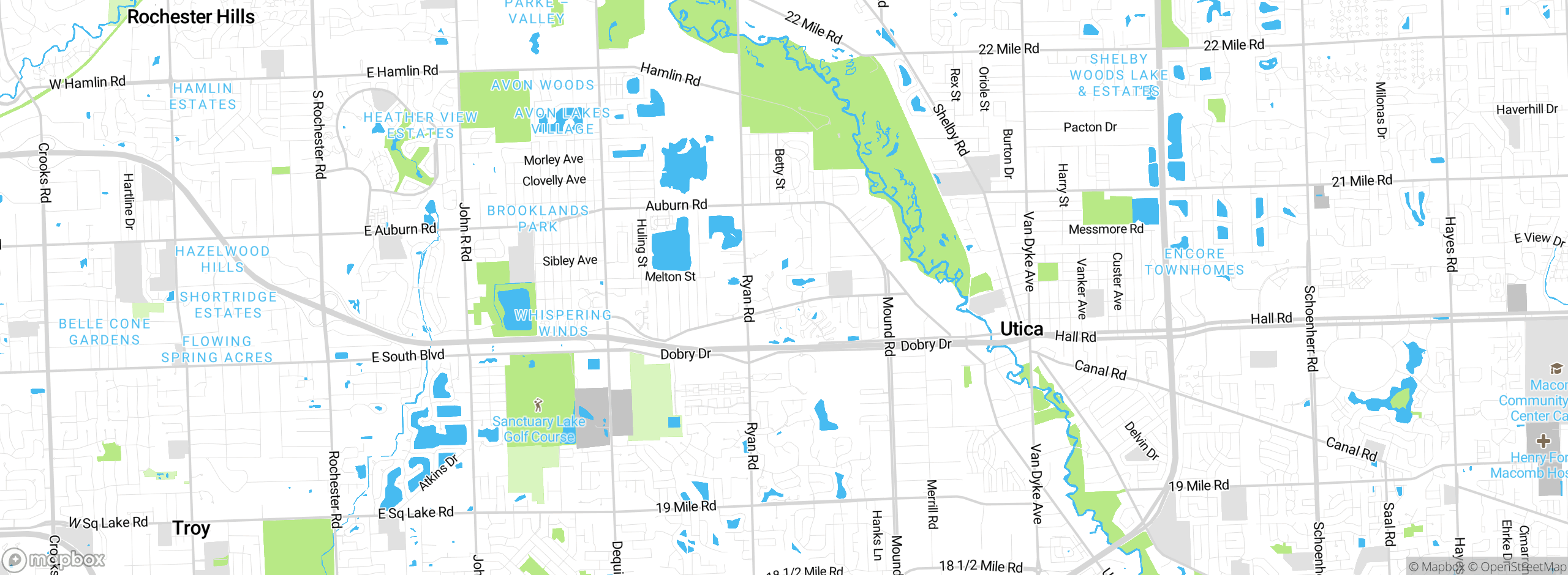Map showing approximate location