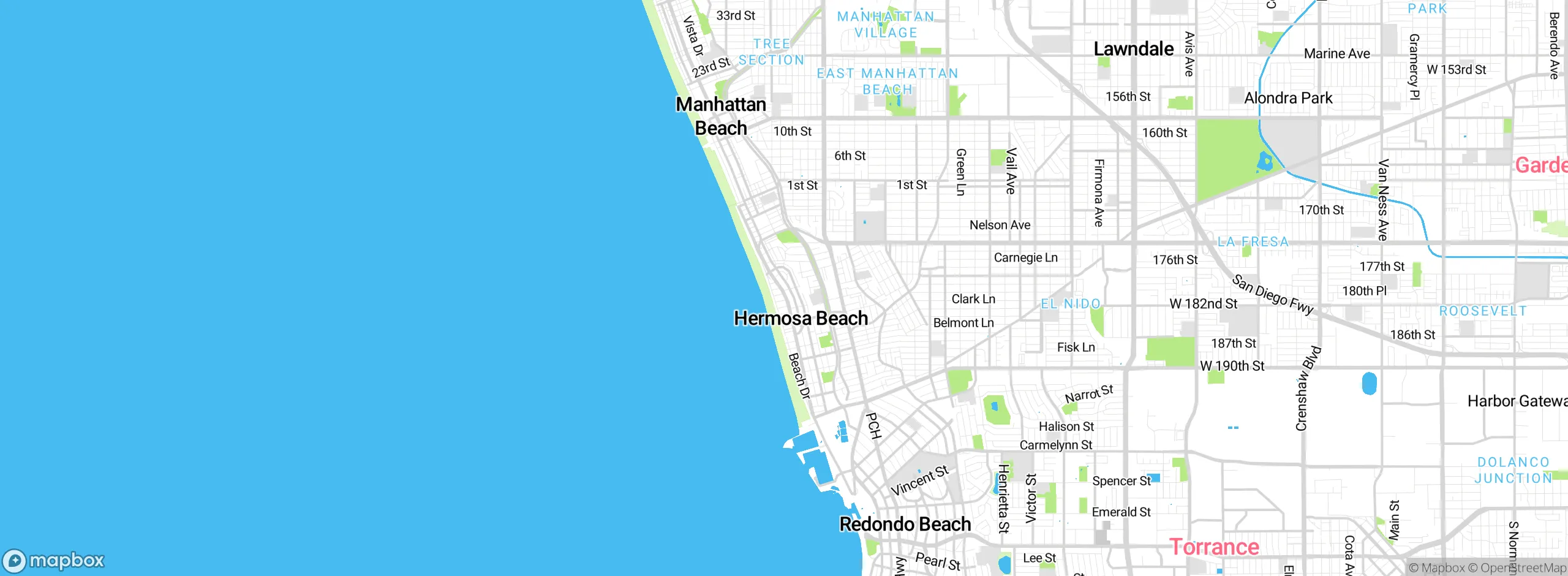 Map showing approximate location