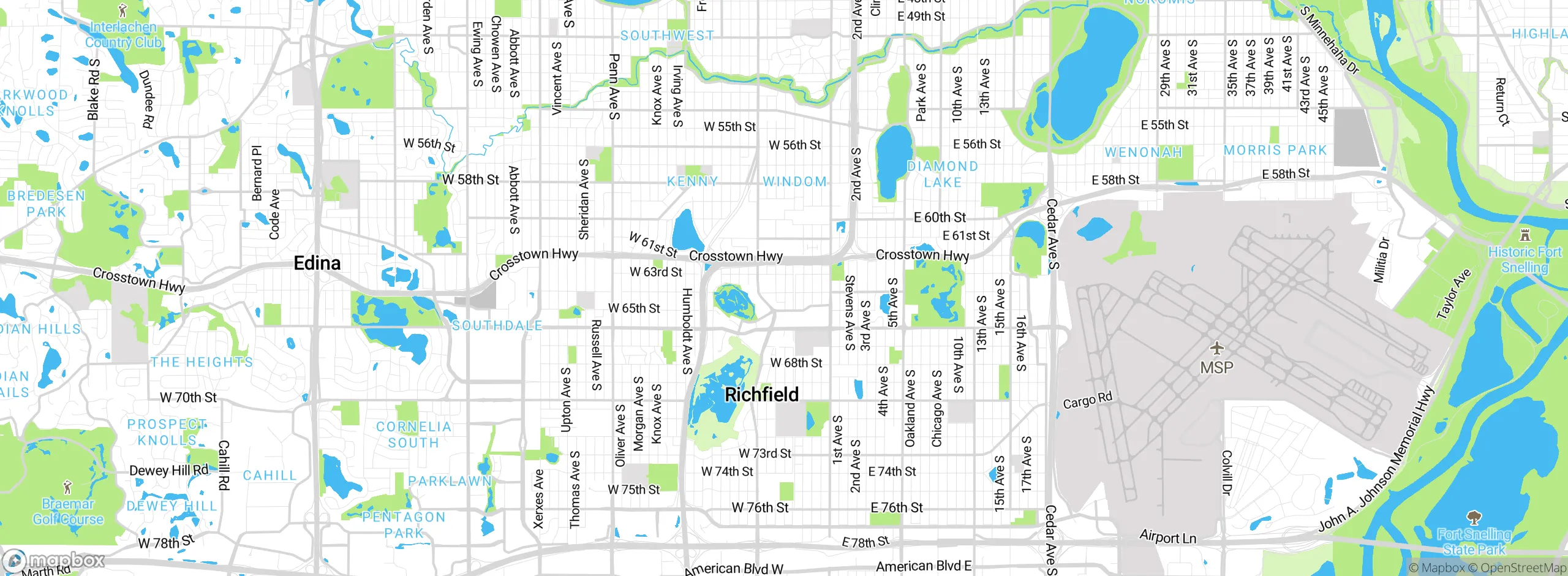 Map showing approximate location