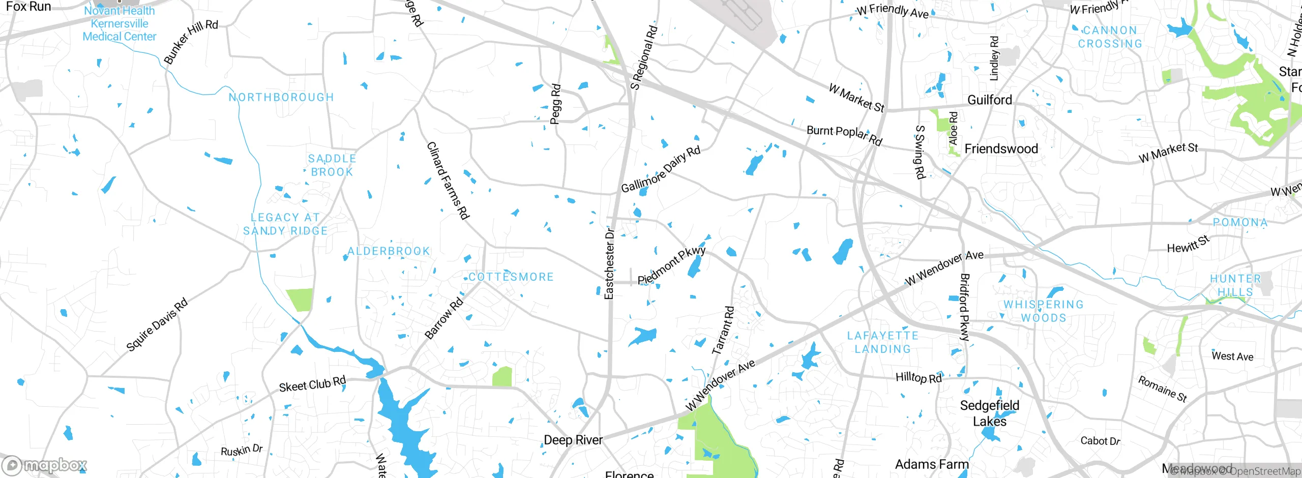 Map showing approximate location