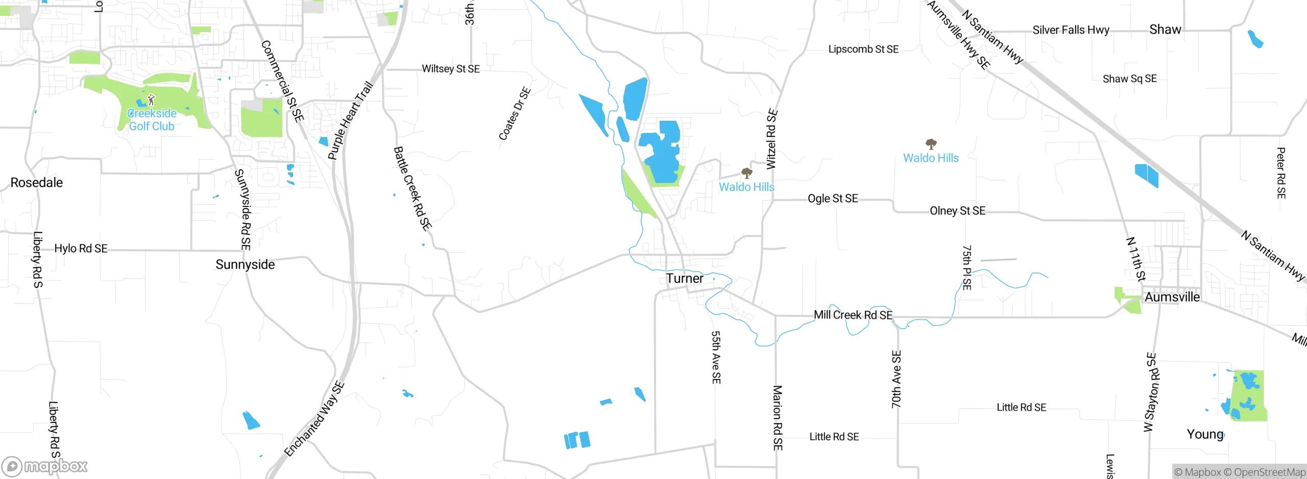 Map showing approximate location