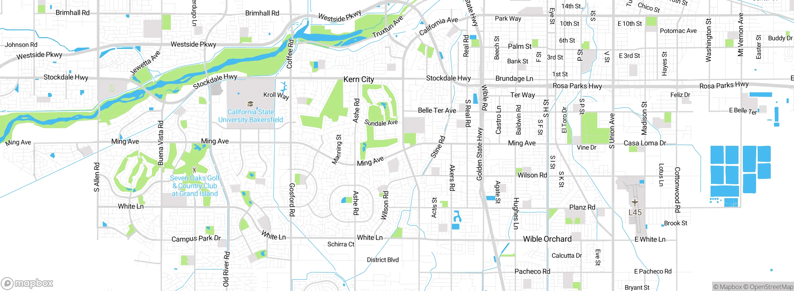 Map showing approximate location