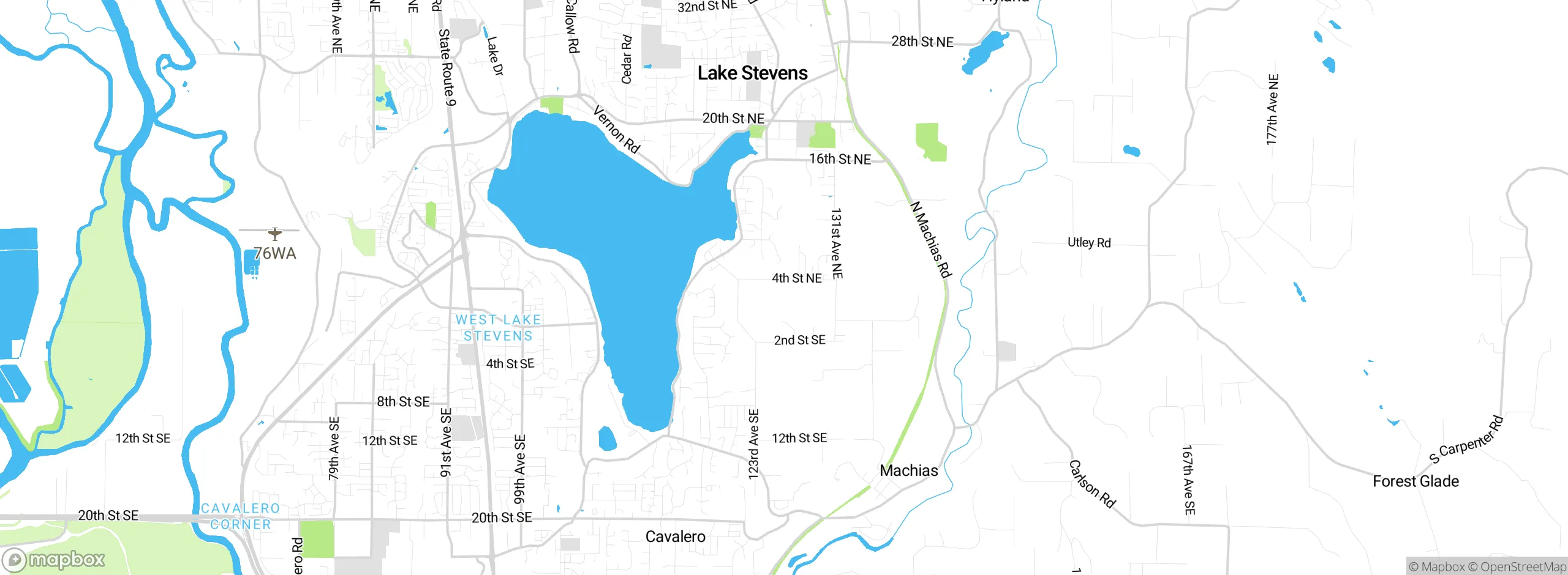 Map showing approximate location