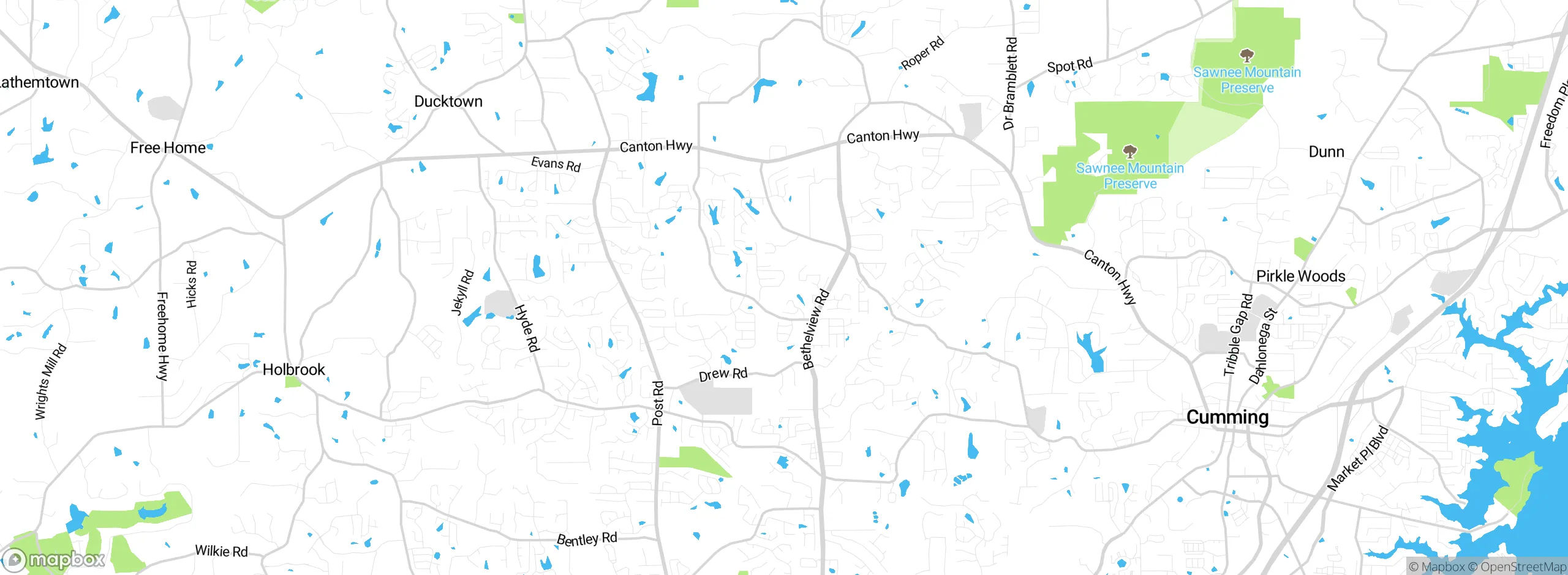 Map showing approximate location
