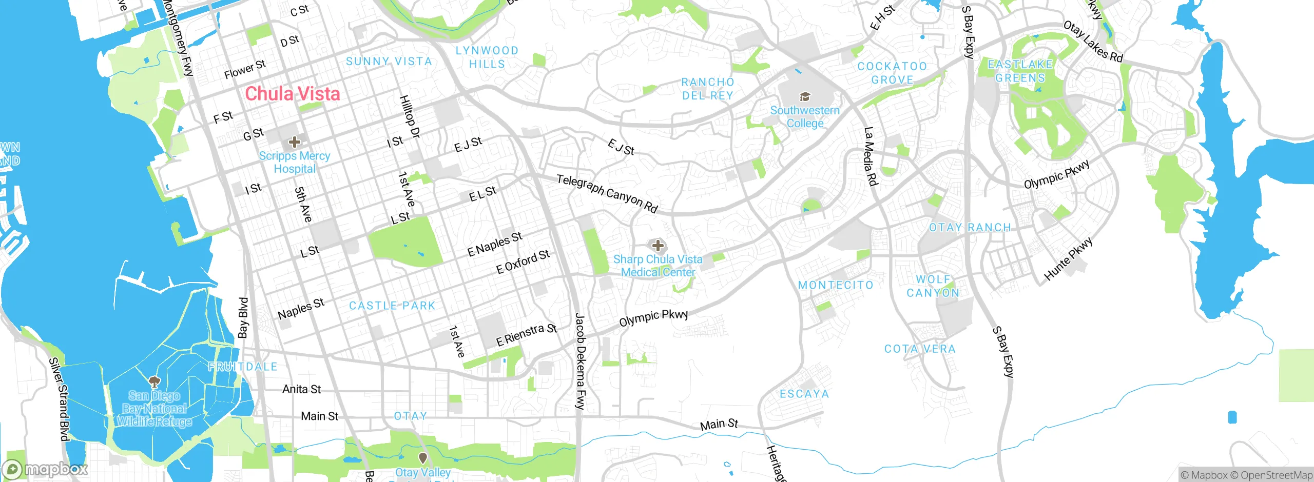 Map showing approximate location