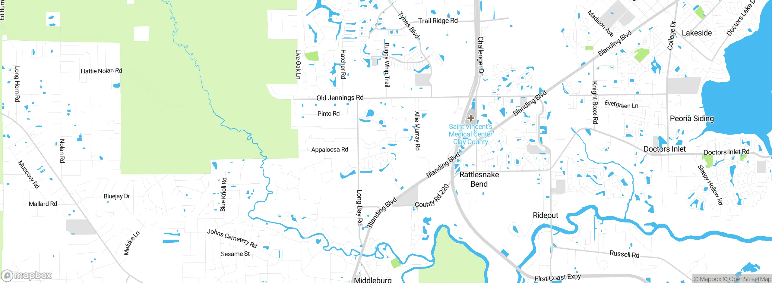 Map showing approximate location