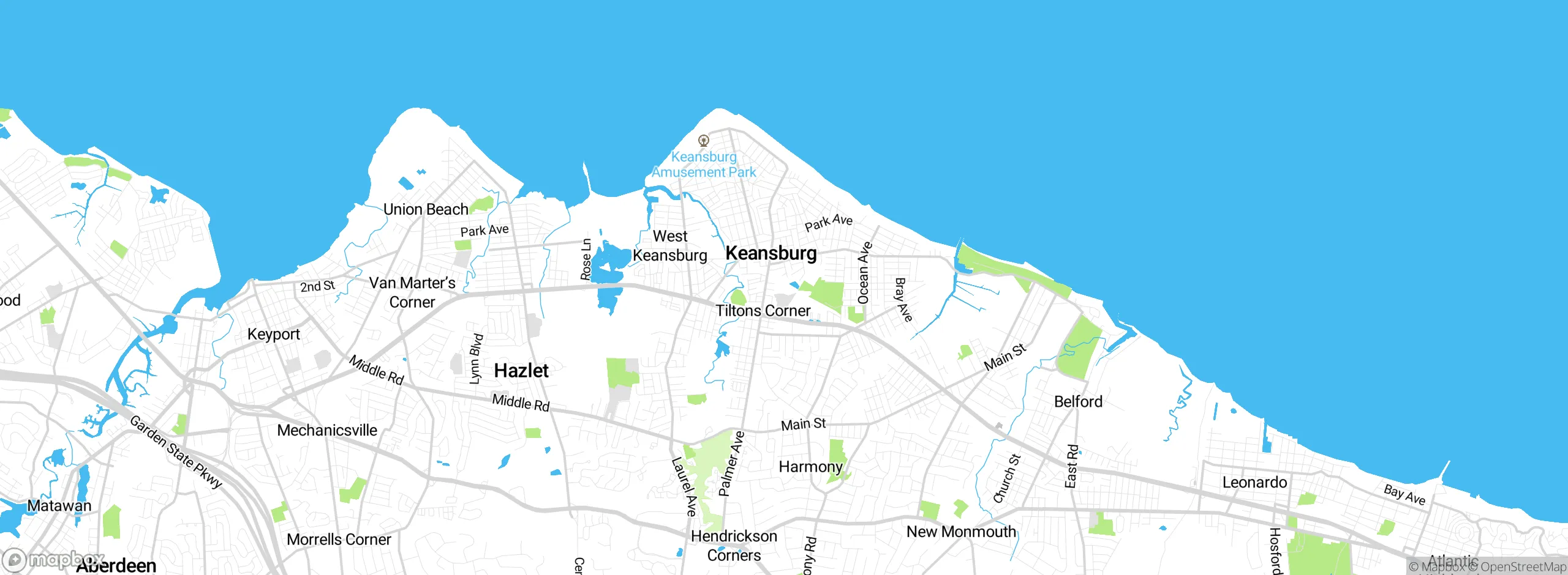 Map showing approximate location