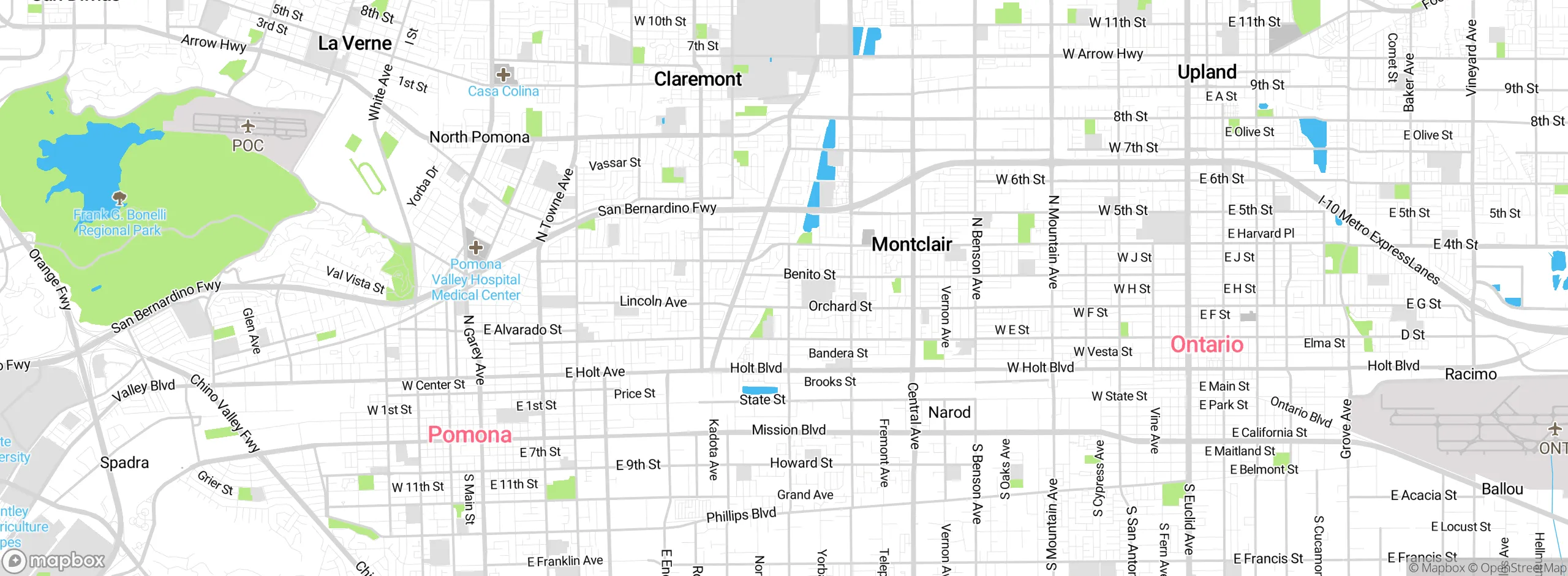 Map showing approximate location