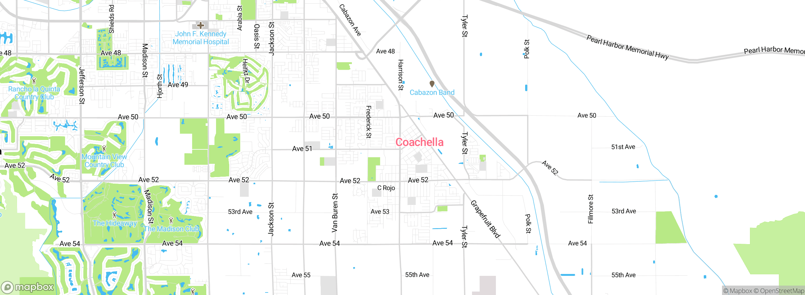 Map showing approximate location