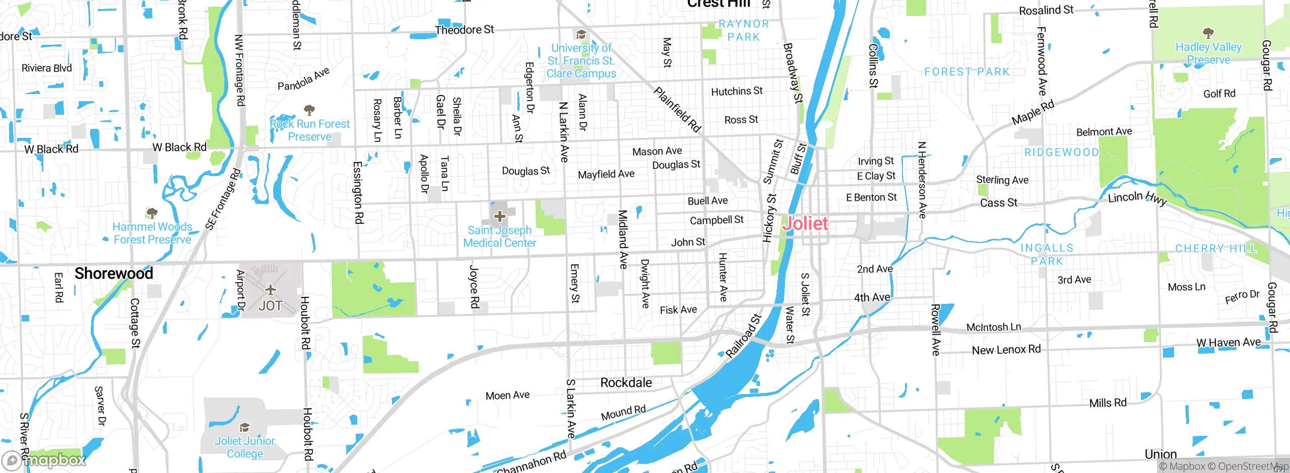 Map showing approximate location