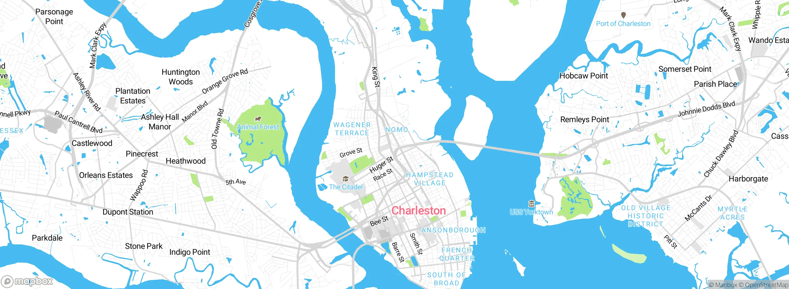 Map showing approximate location