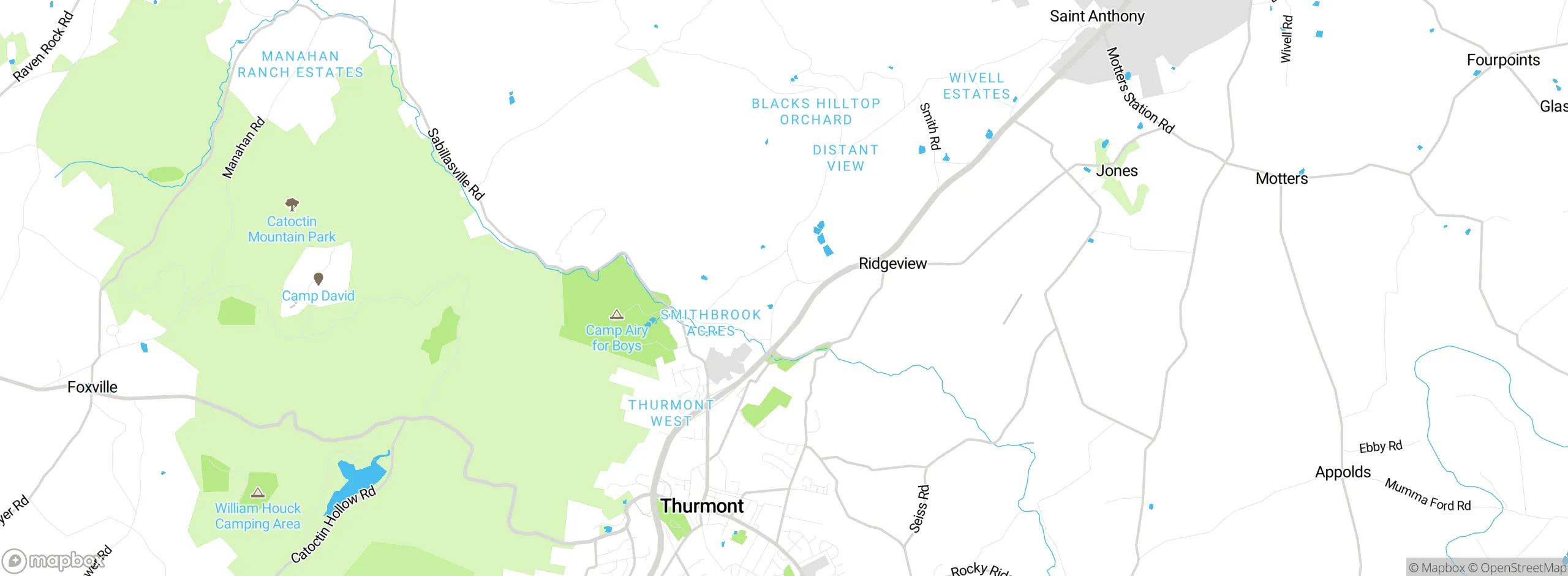 Map showing approximate location