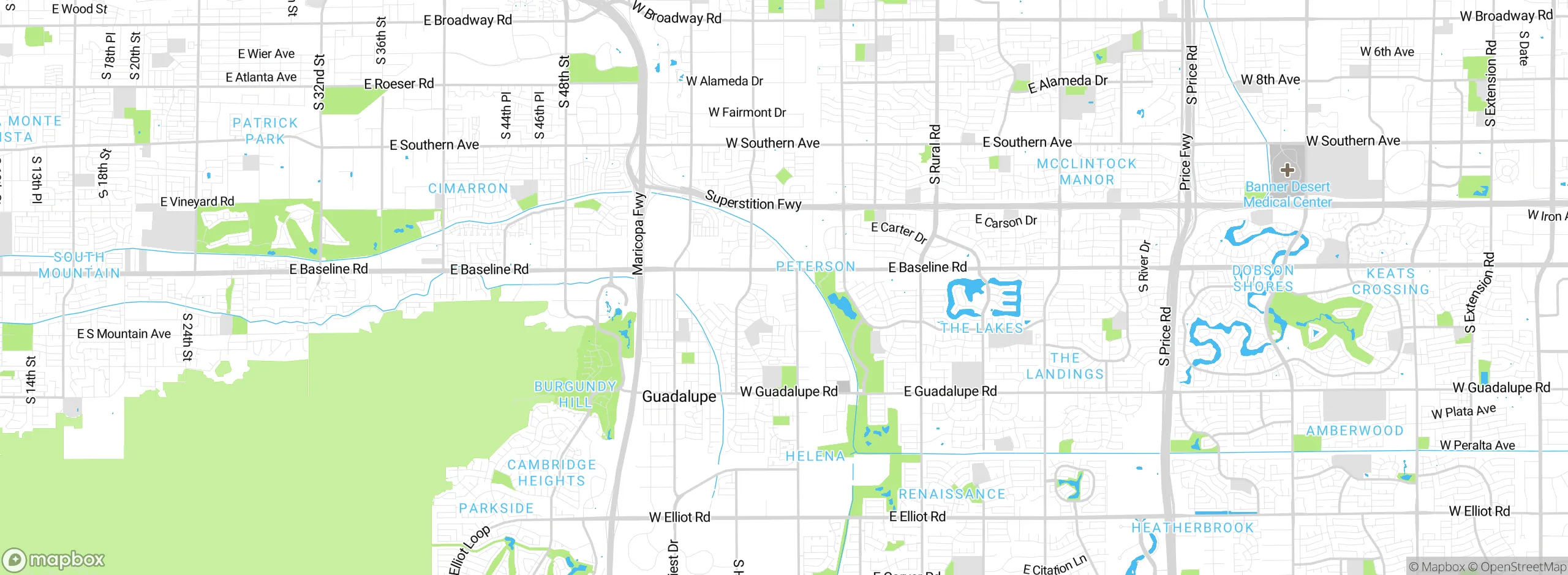 Map showing approximate location