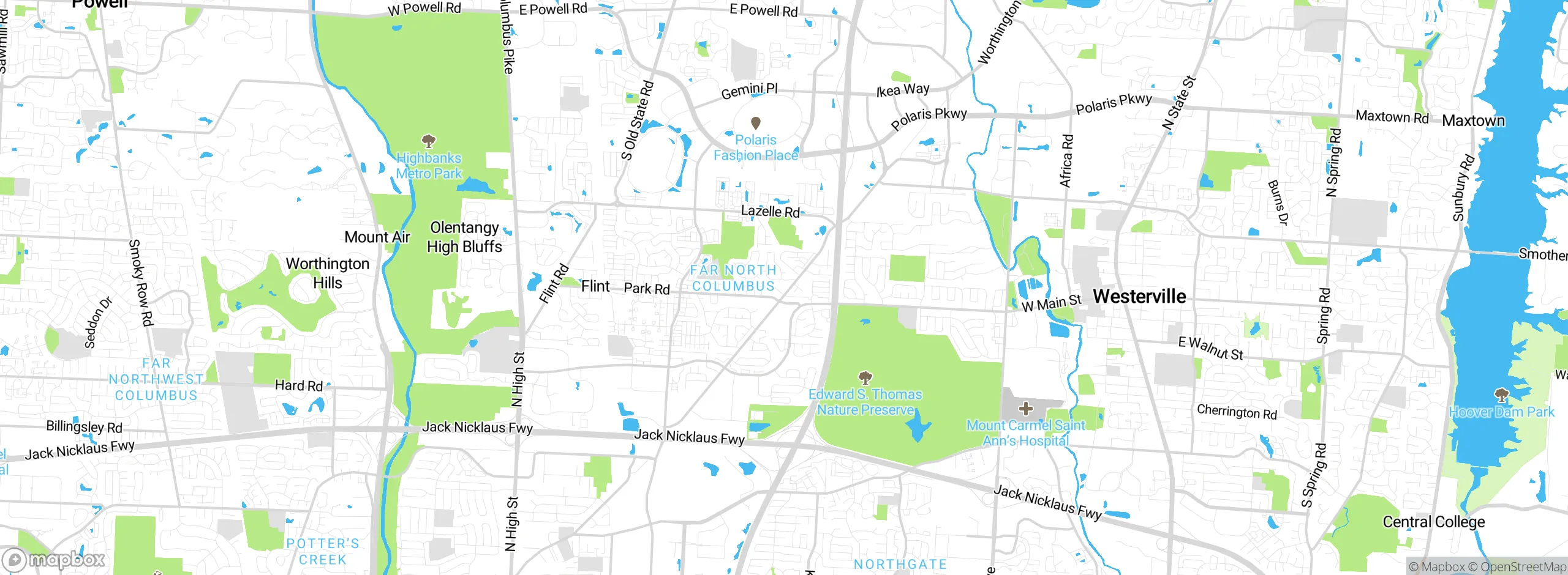 Map showing approximate location