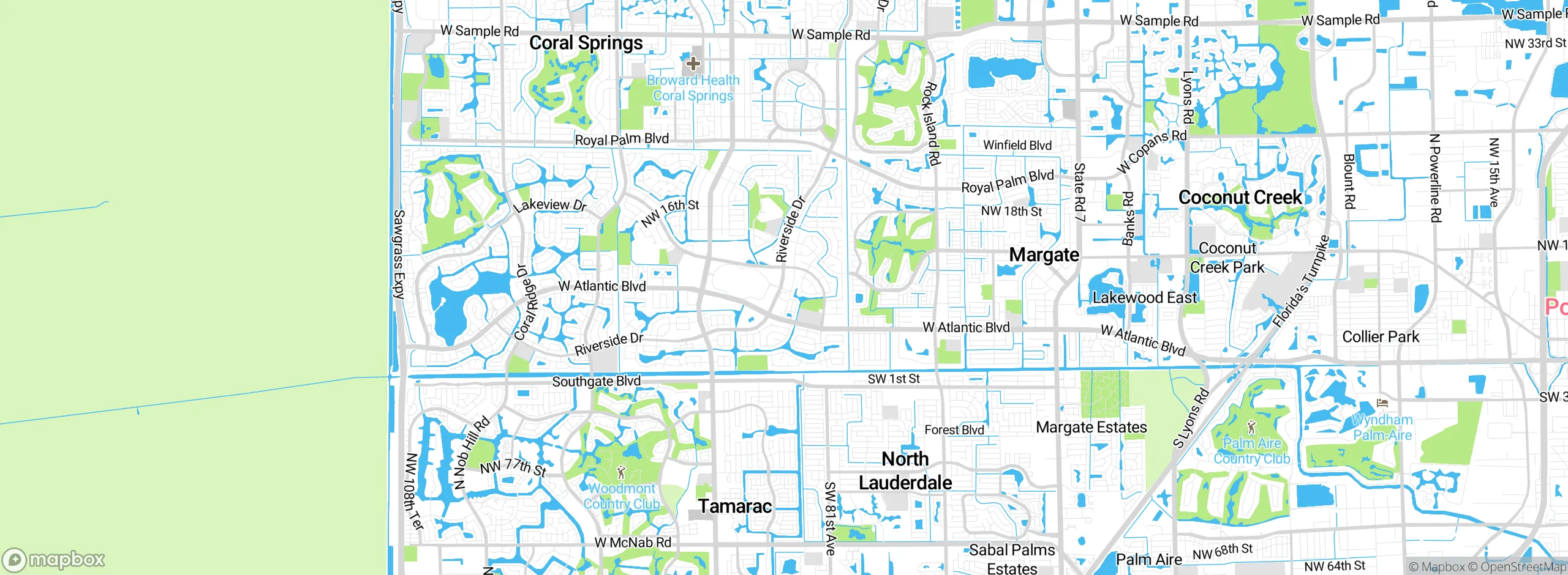 Map showing approximate location