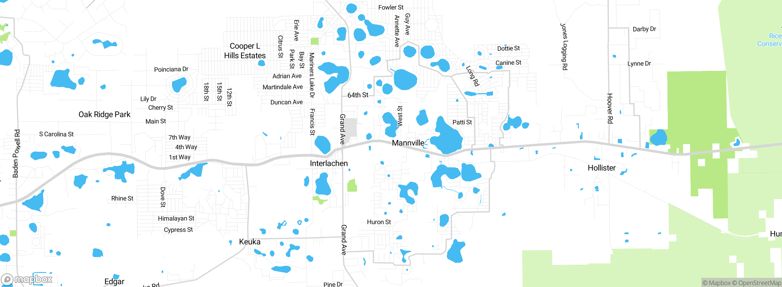 Map showing approximate location