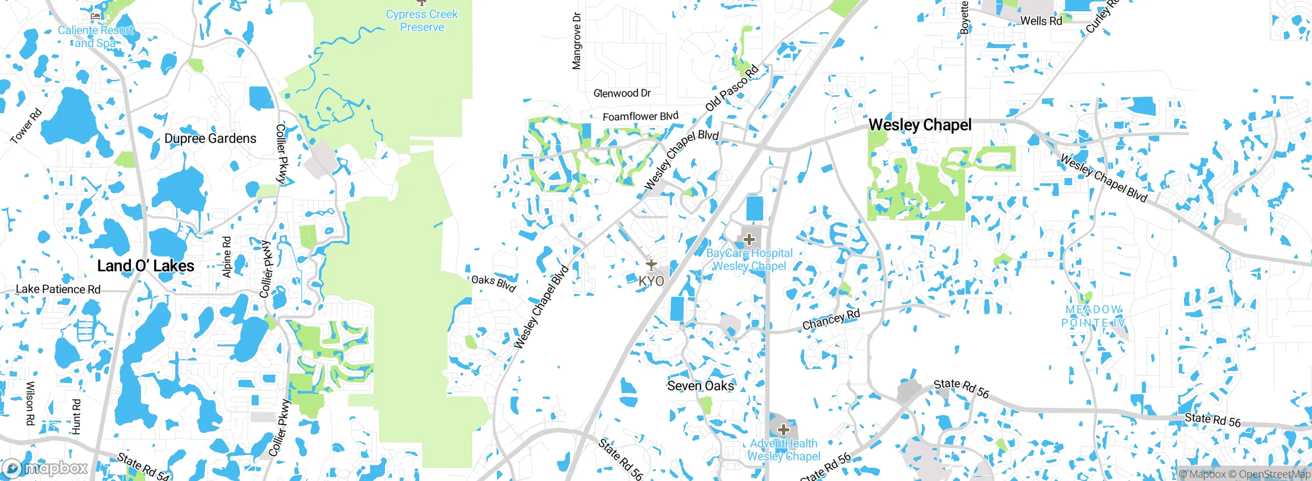 Map showing approximate location