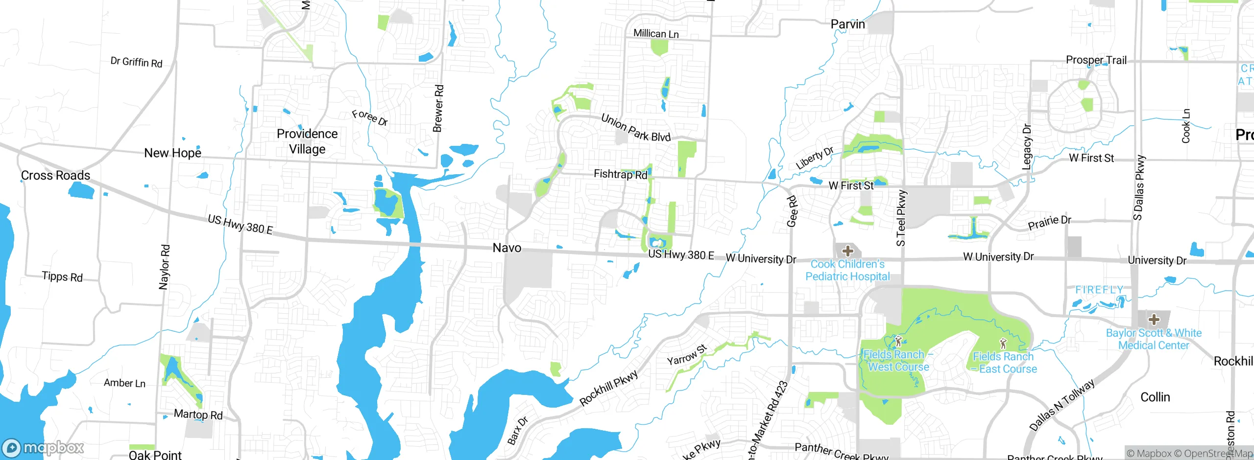 Map showing approximate location