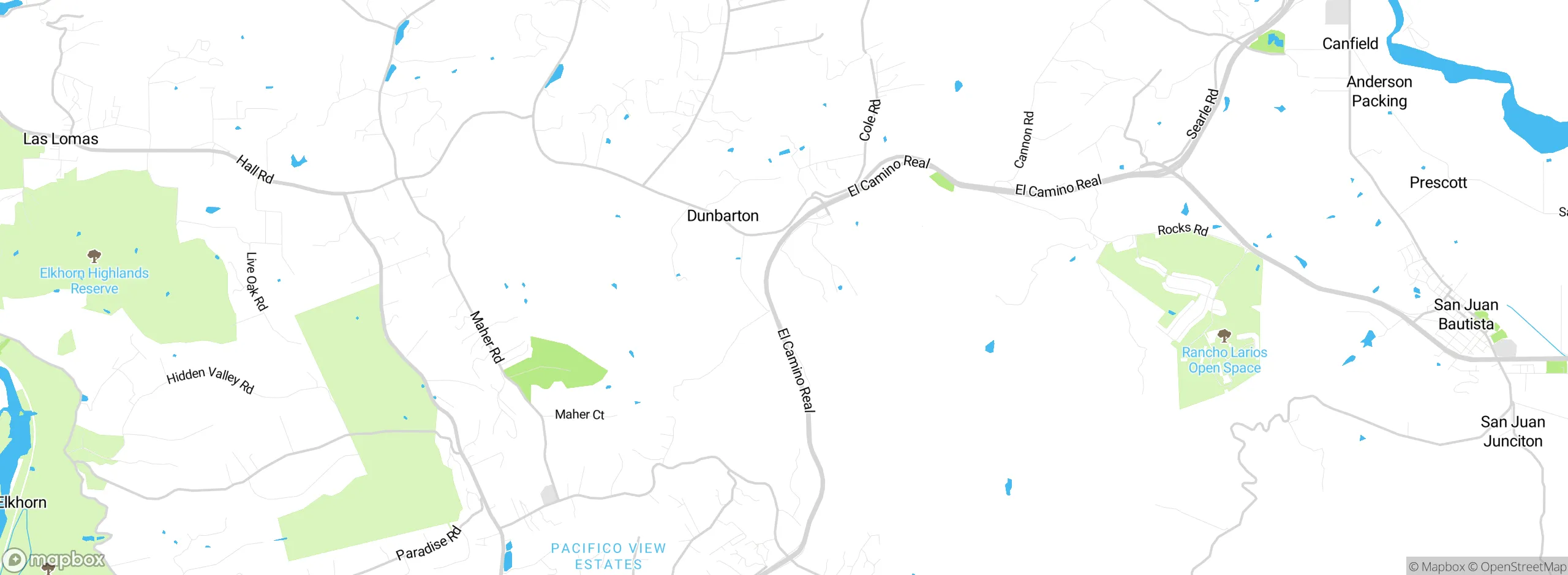Map showing approximate location