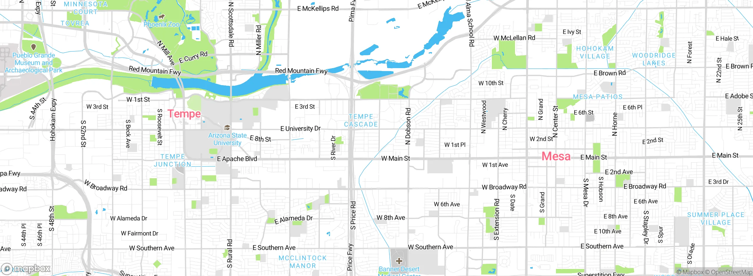 Map showing approximate location