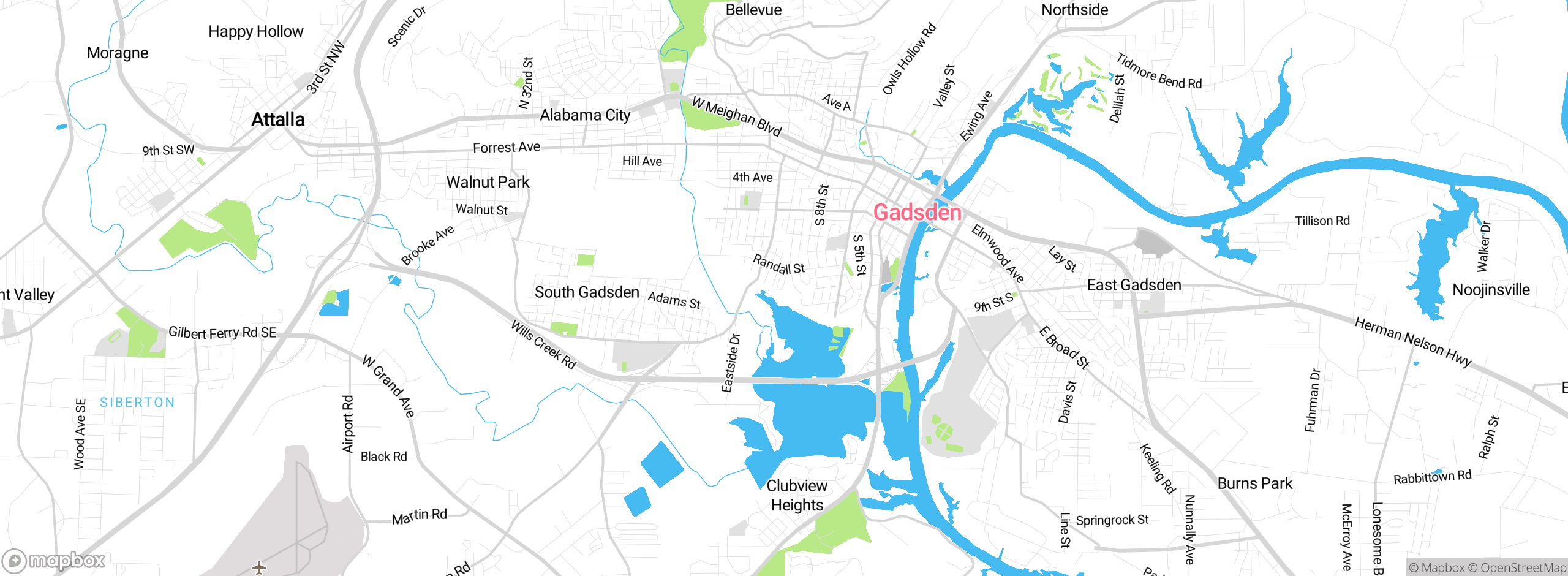 Map showing approximate location