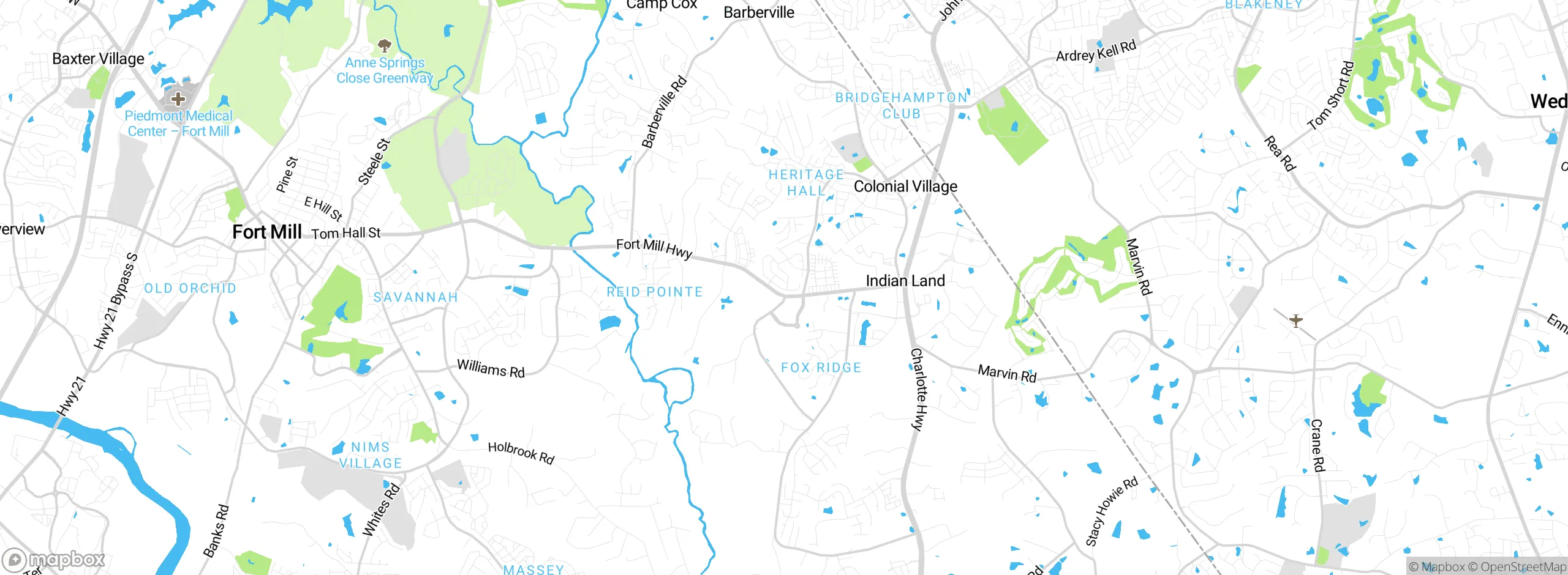 Map showing approximate location