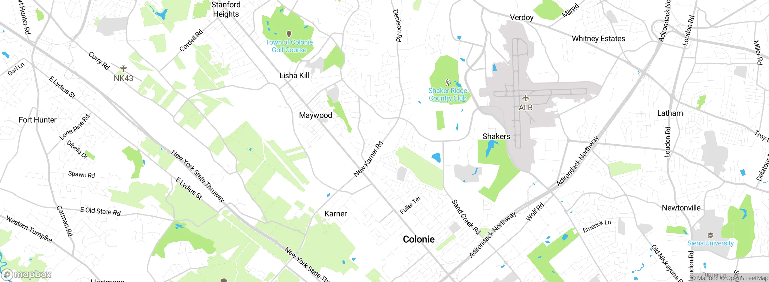 Map showing approximate location