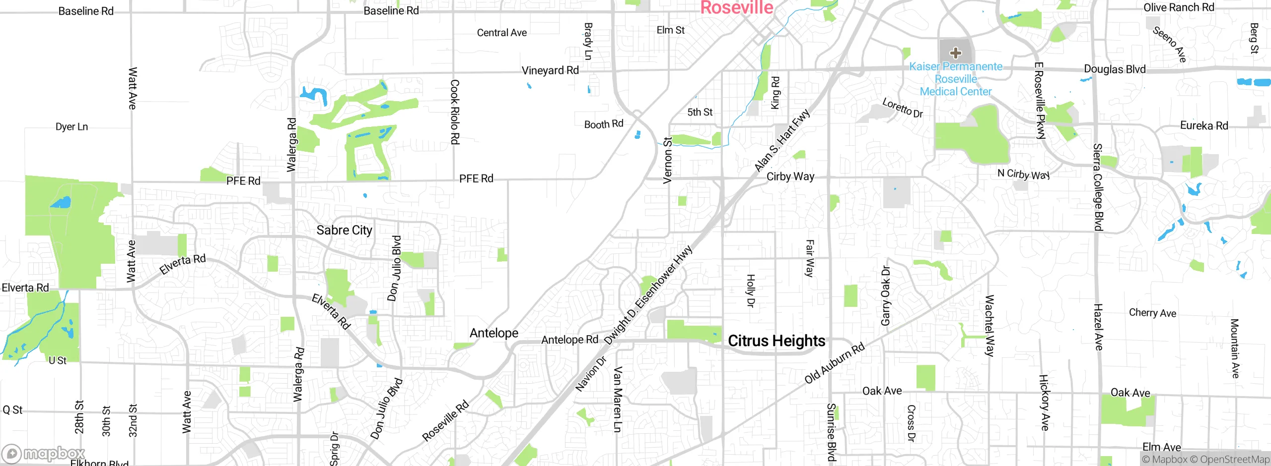 Map showing approximate location