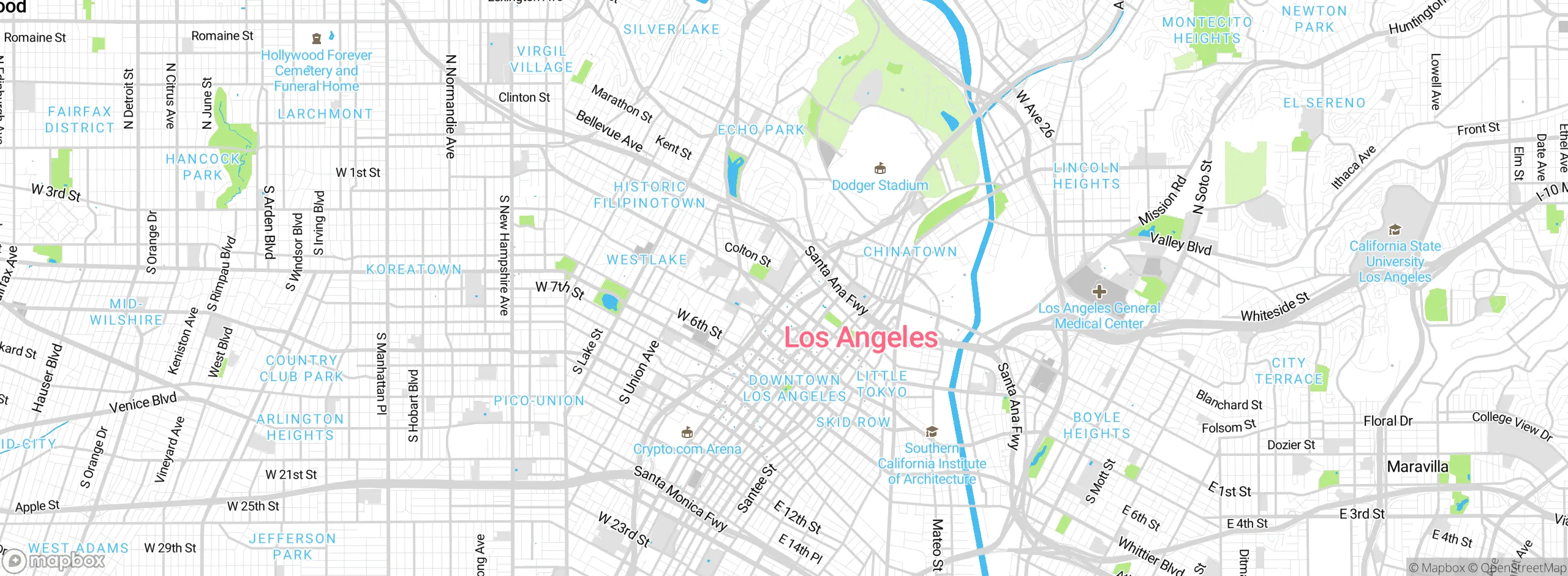 Map showing approximate location