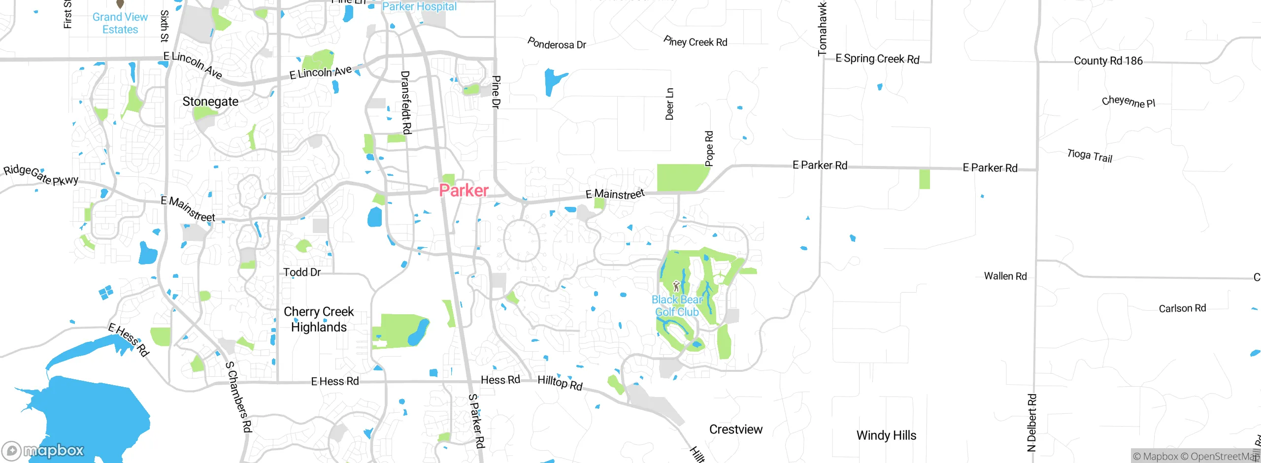 Map showing approximate location