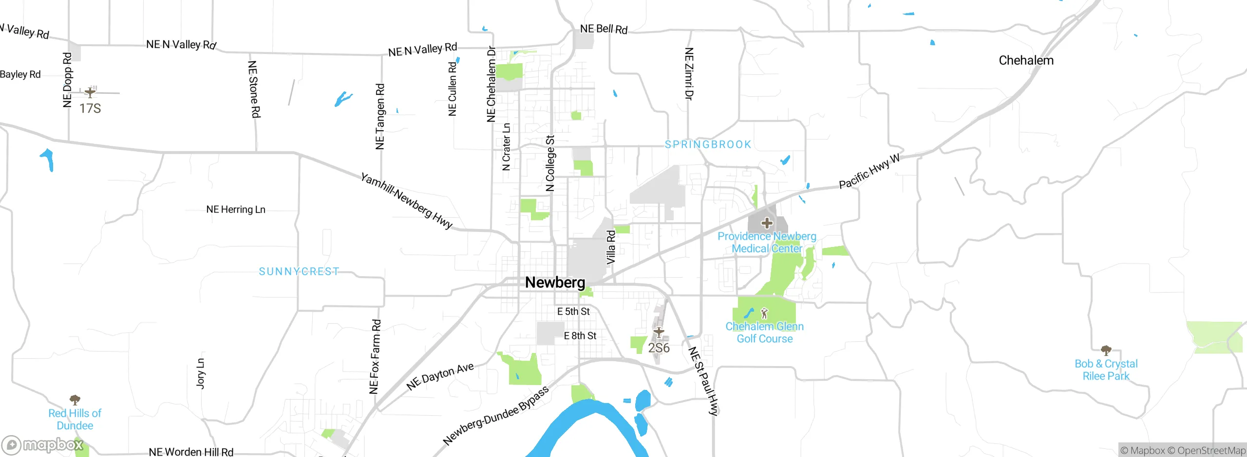 Map showing approximate location