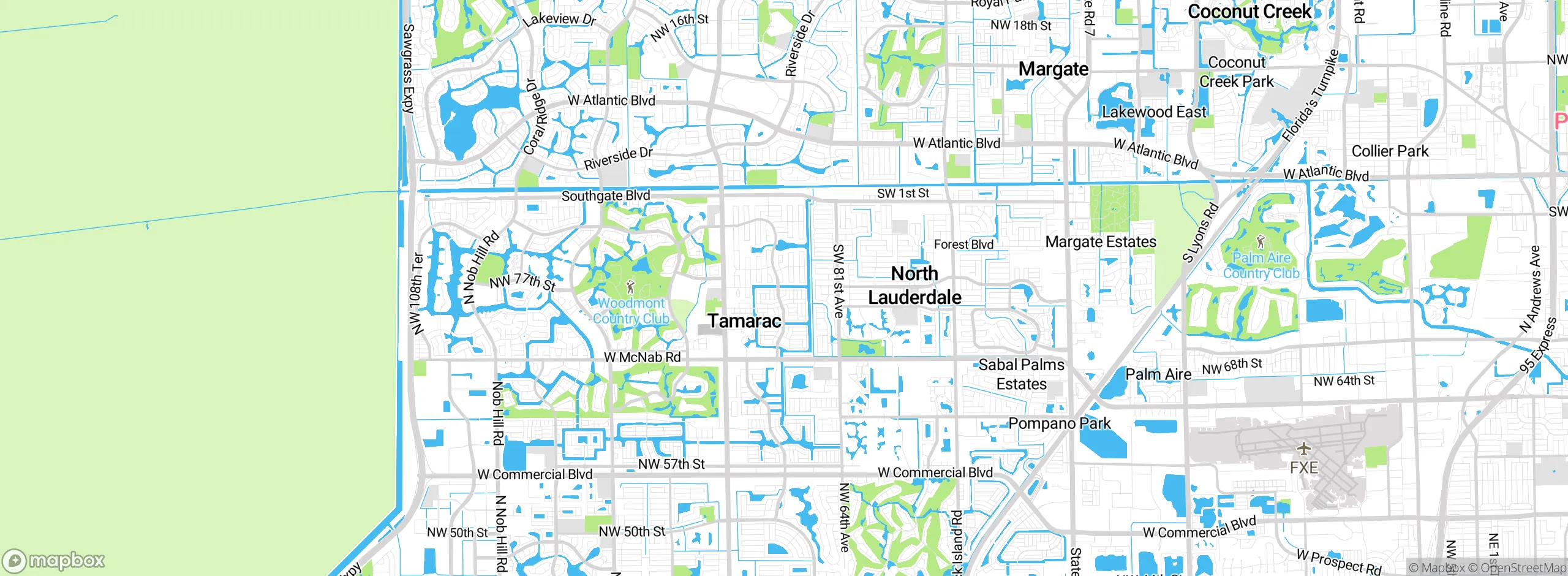 Map showing approximate location