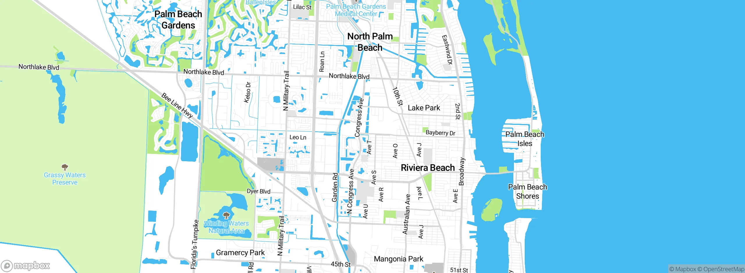 Map showing approximate location