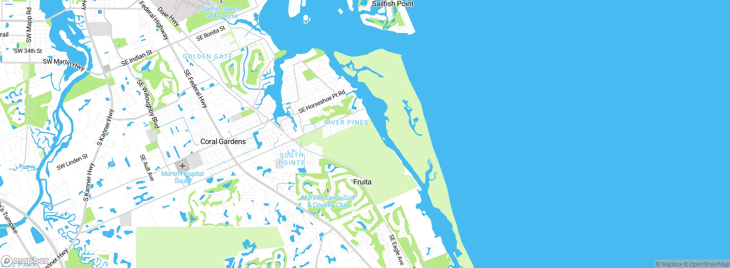 Map showing approximate location