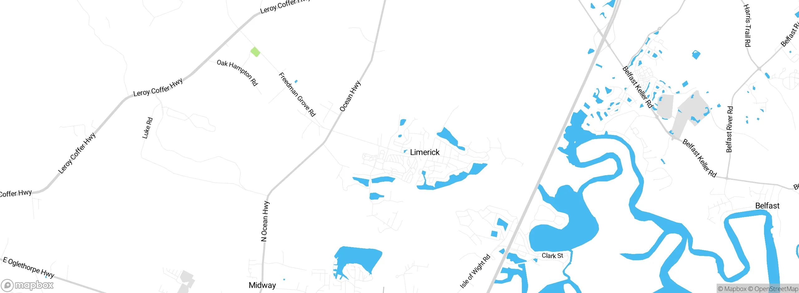 Map showing approximate location