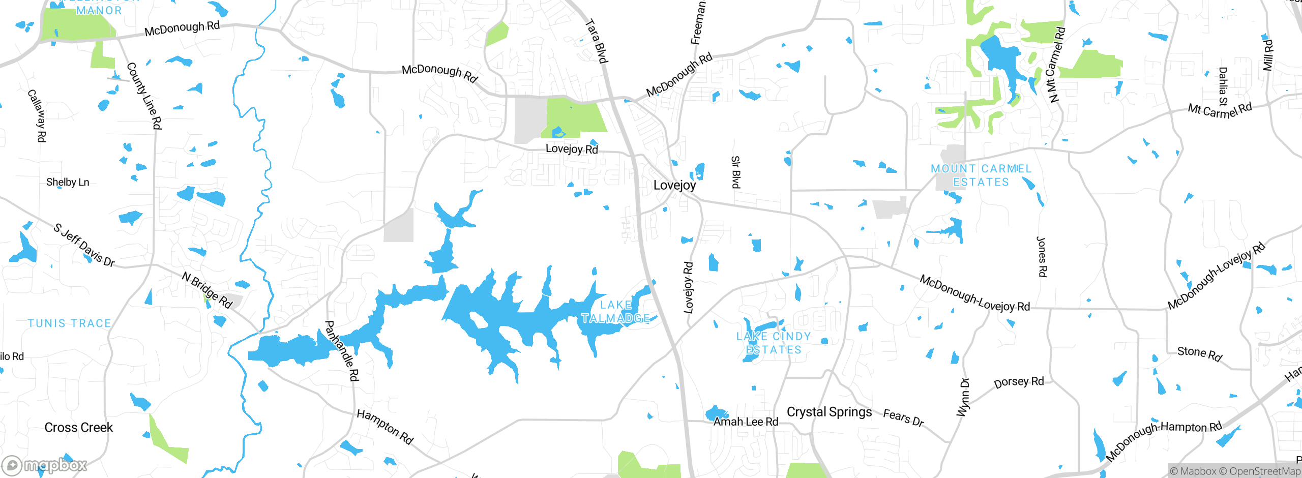Map showing approximate location