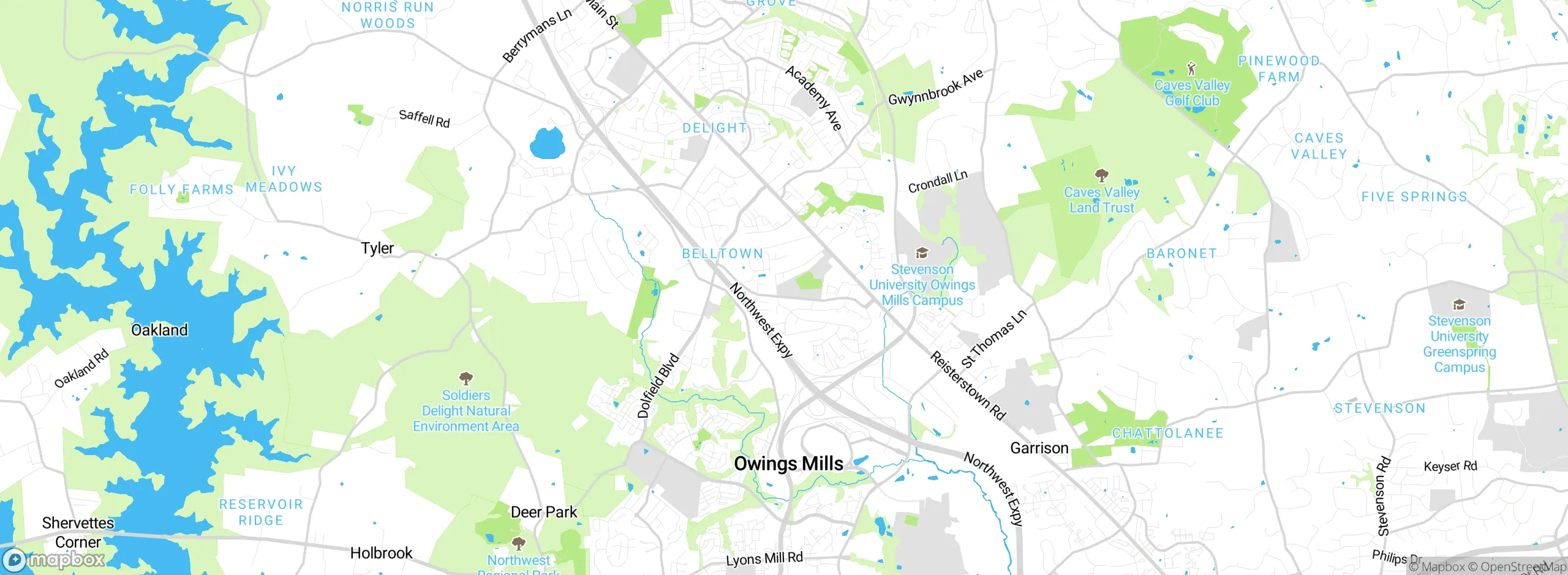 Map showing approximate location