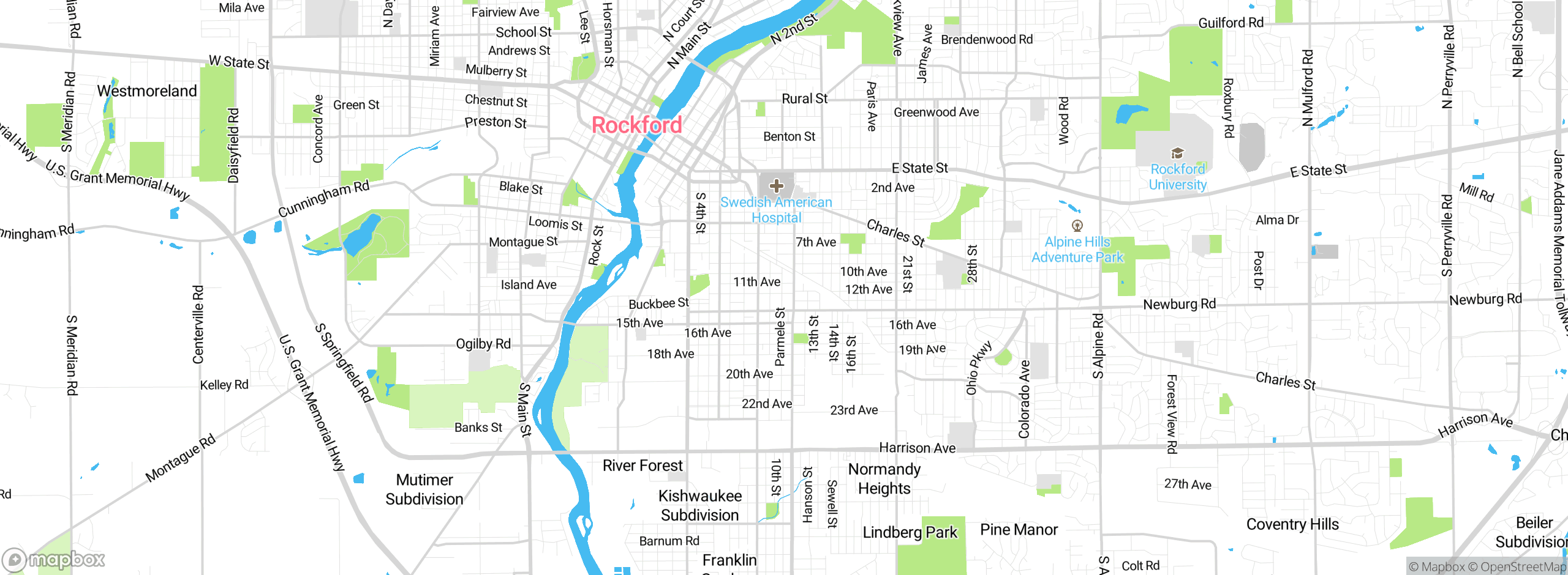 Map showing approximate location