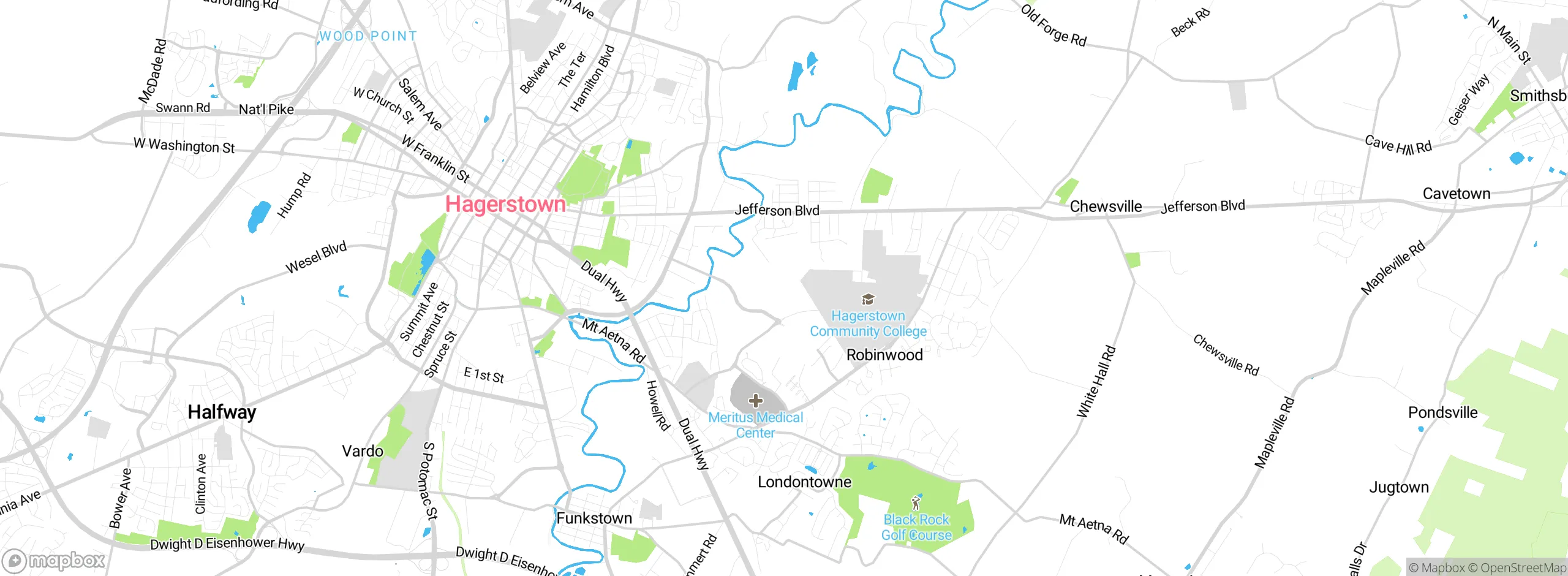 Map showing approximate location